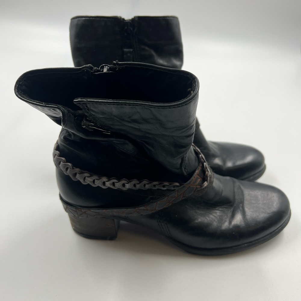 Mjus Ankle Boot Side Zipper Size 38 7.5 - Picture 4 of 5